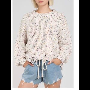 POL CONFETTI KNIT SWEATER